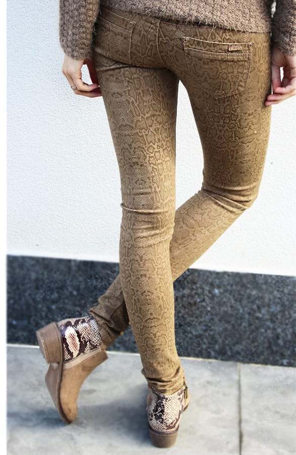 Snake Jeans Taupe – shoparchief, foto 3