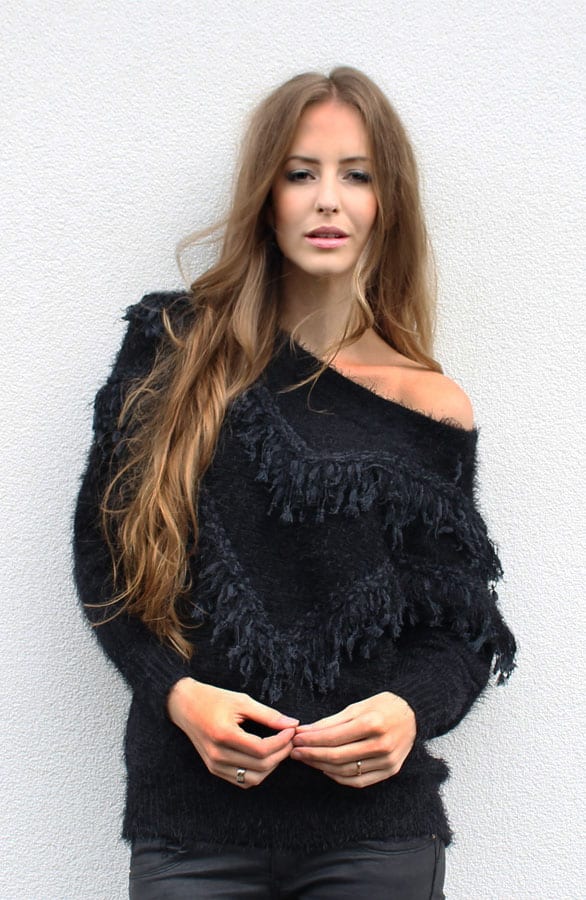 Bohemian Sweater Black – shoparchief, foto 2