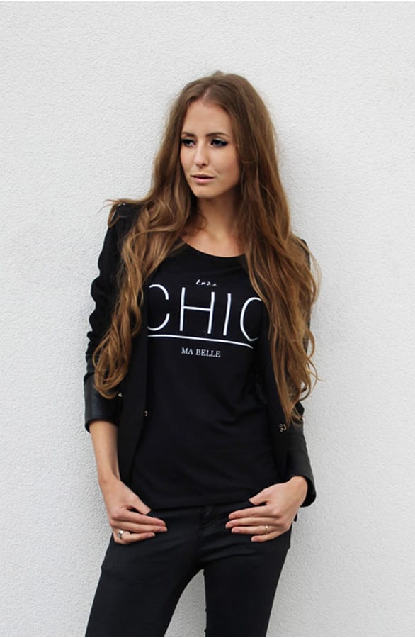 Tres Chic Black It Shirt – shoparchief, foto 2