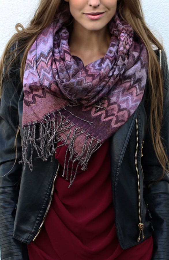Miss O My Sjaal Deep Purple – shoparchief, foto 3
