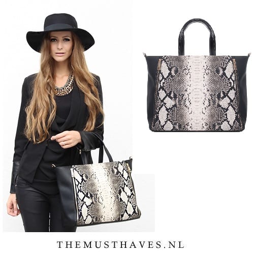 Musthave Tas met Slangenprint