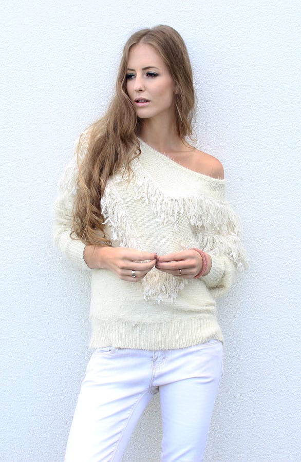 Bohemian Sweater Creme – shoparchief, foto 2