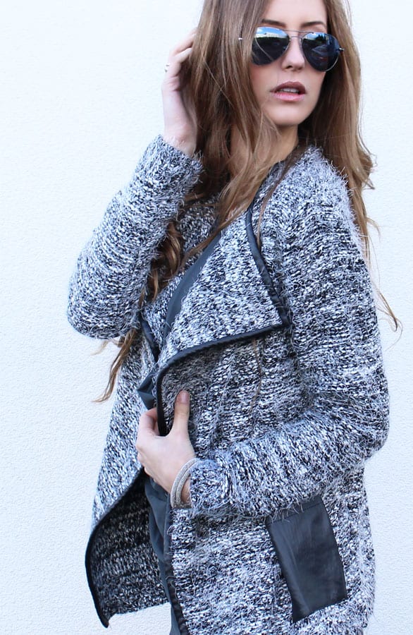 Vest Leather Coating Grey – shoparchief, foto 2