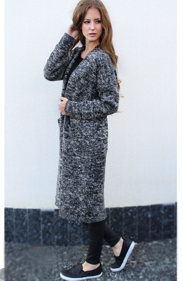Knitted Cardigan Long – shoparchief, foto 3