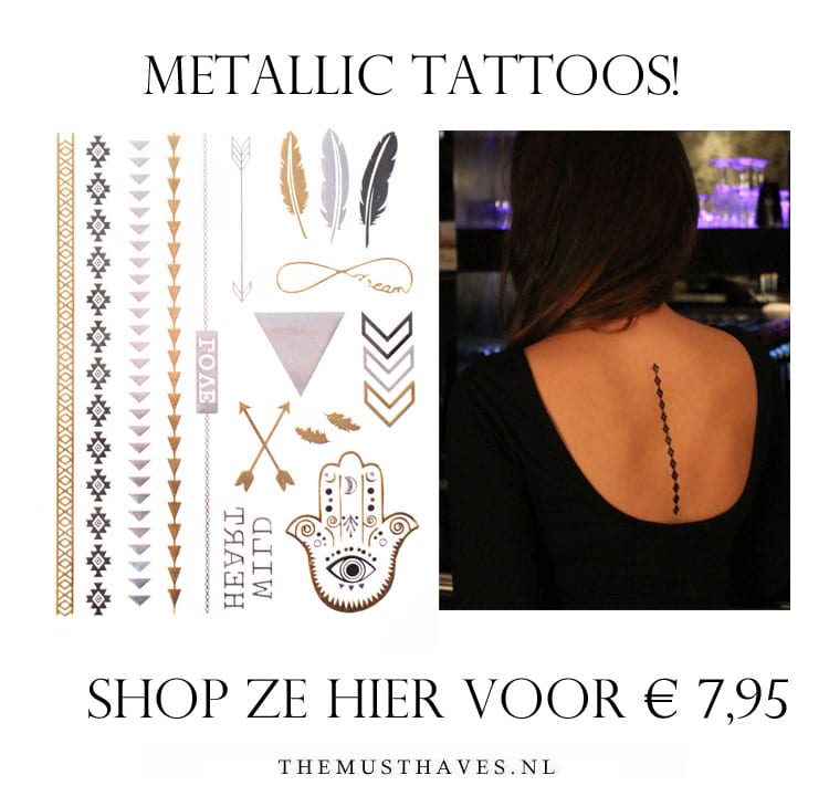 Metallic tattoo