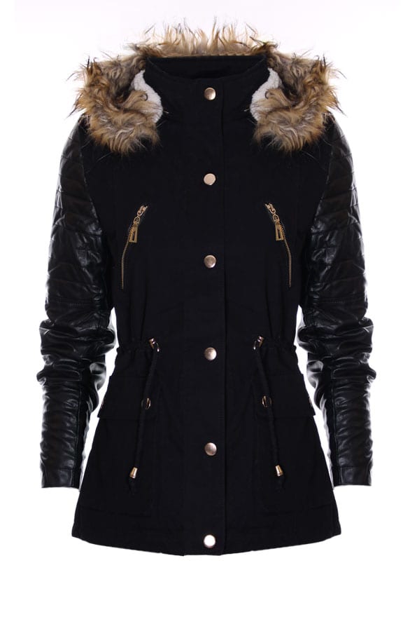 Parka Jas Zwart – shoparchief, foto 1