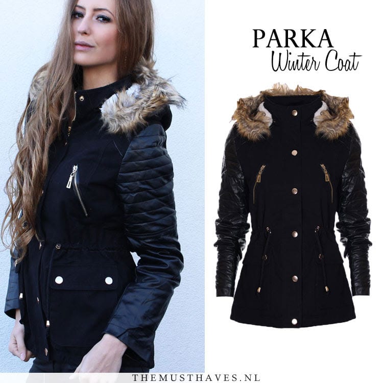 Parka winterjas dames