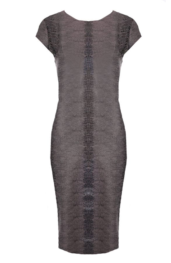 Snake Dress Taupe – shoparchief, foto 1