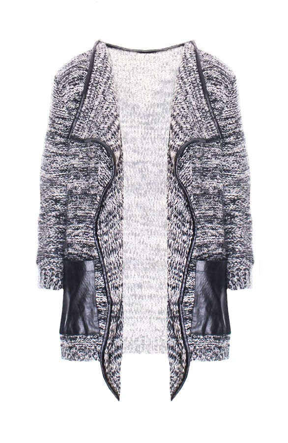 Vest Leather Coating Grey – shoparchief, foto 1
