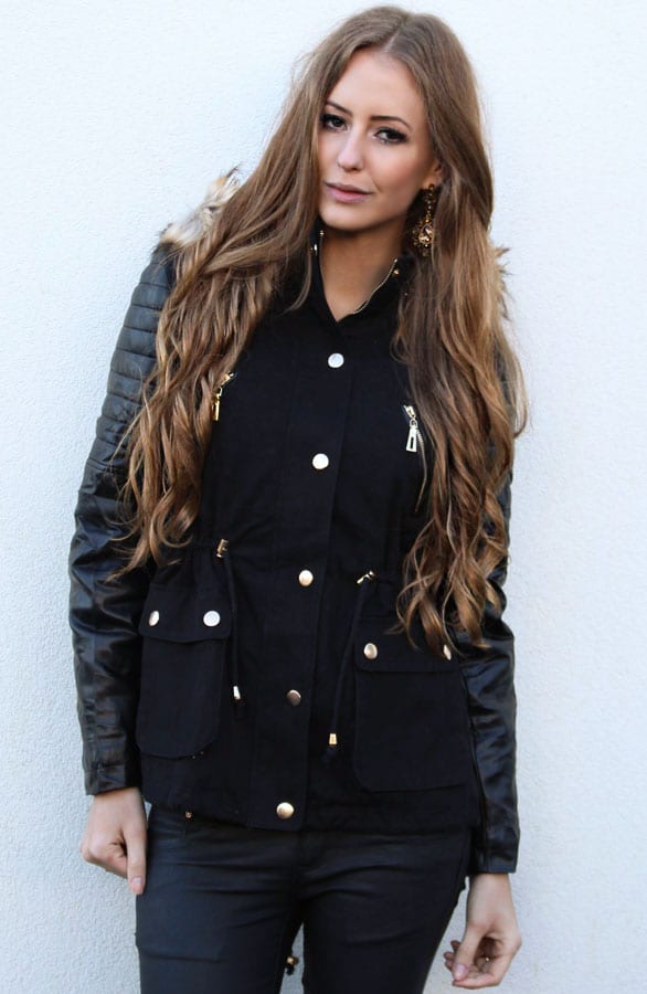 Parka Jas Zwart – shoparchief, foto 2