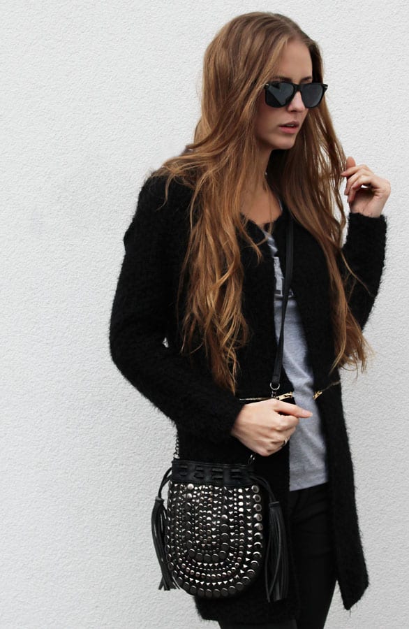Little Stud Bag Black – shoparchief, foto 3