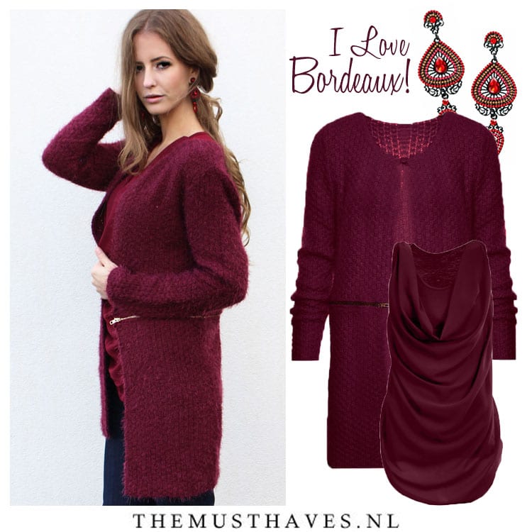 Bordeauxrood trendkleur van 2015