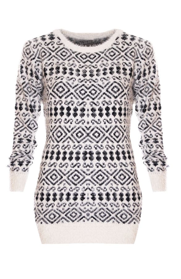 Fluffy Aztec Trui – shoparchief, foto 1