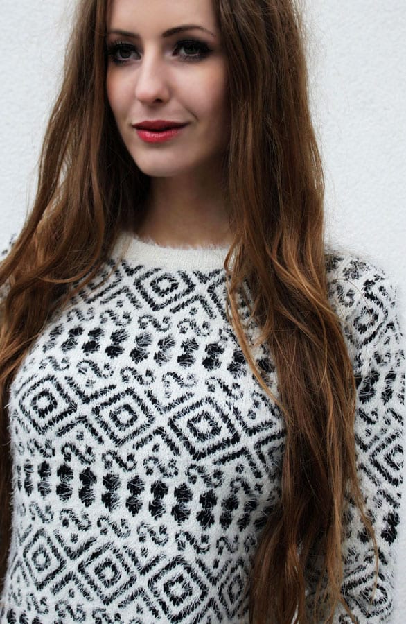 Fluffy Aztec Trui – shoparchief, foto 3