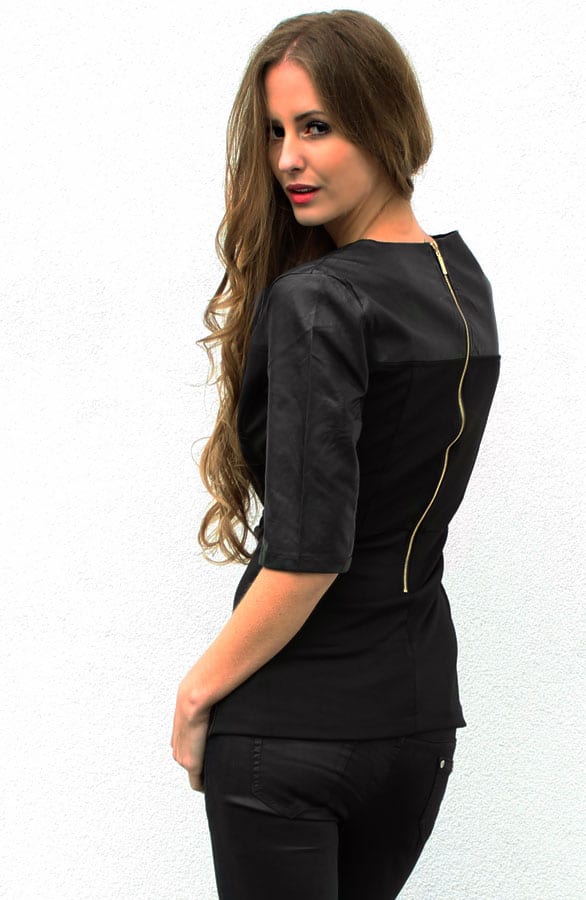 Peplum Coating Top 2.0 – shoparchief, foto 2