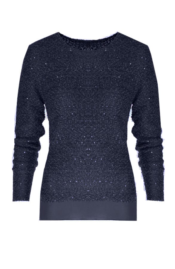 Sequin Sweater Blue – shoparchief, foto 1