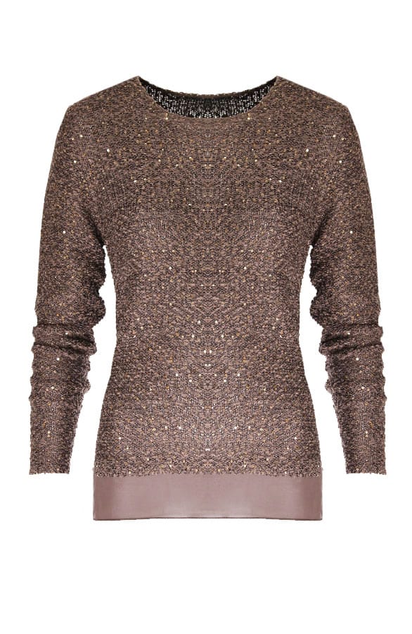 Sequin Sweater Bronze – shoparchief, foto 1