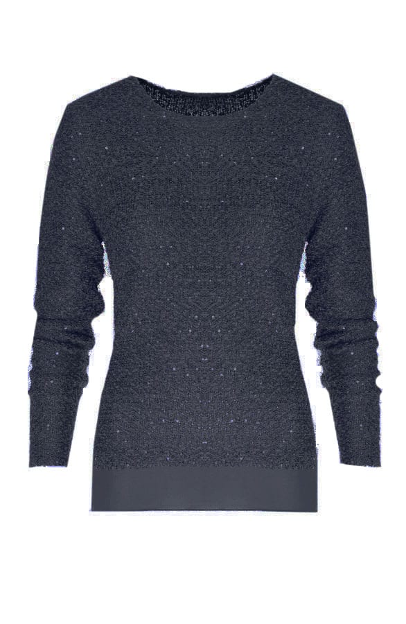Sequin Sweater Grey – shoparchief, foto 1