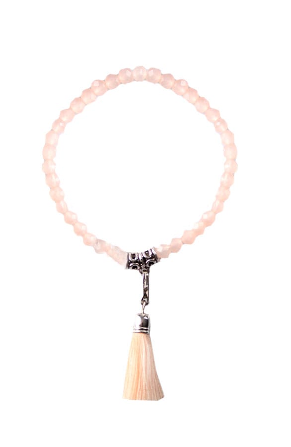 Zalm Tassel Armband – shoparchief, foto 1