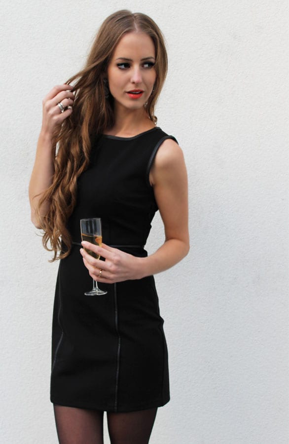 Coating Dress Black – shoparchief, foto 3