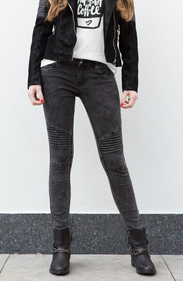 Raw Biker Jeans Black – shoparchief, foto 2
