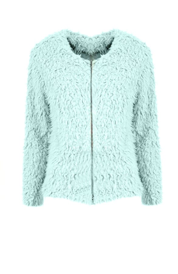 Furry Jacket Mint – shoparchief, foto 1
