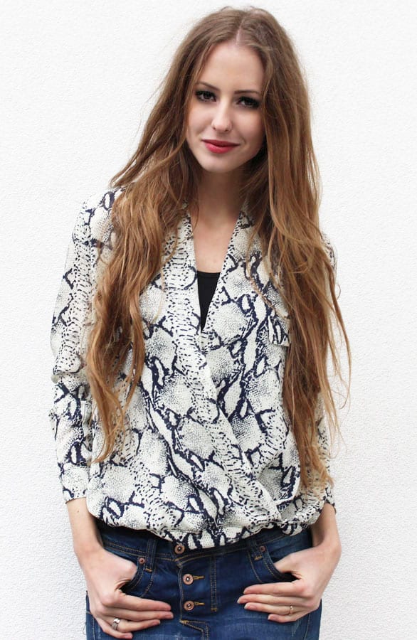 Sizzling Snake Blouse – shoparchief, foto 4