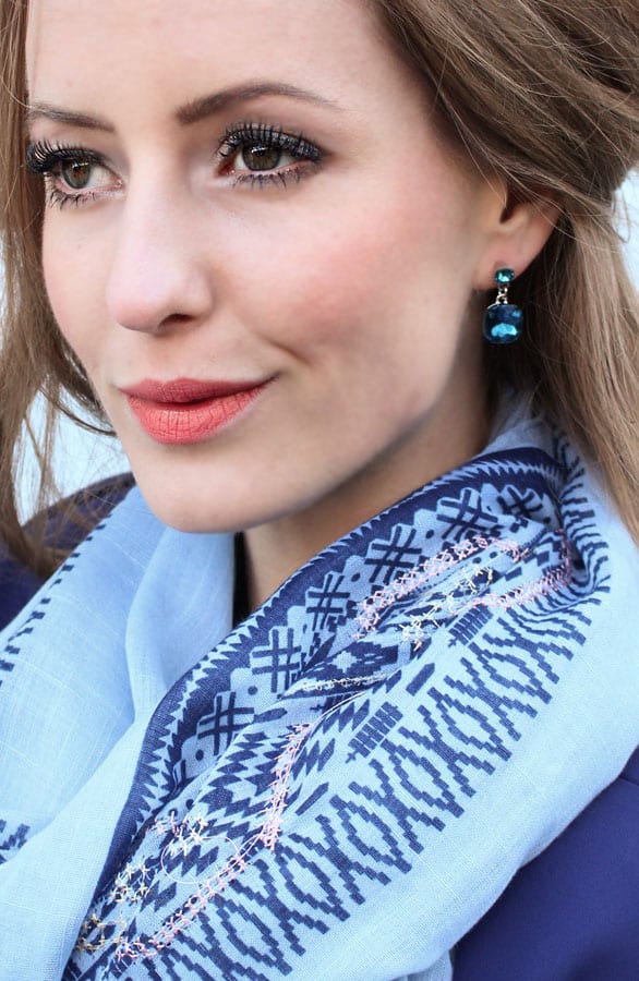 Turquoise Diamond Oorbellen – shoparchief, foto 2