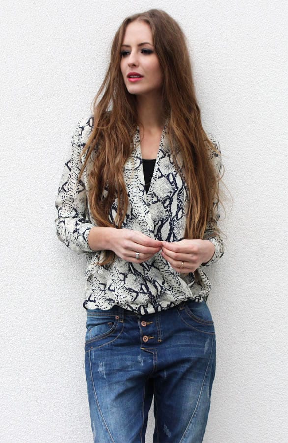 Sizzling Snake Blouse – shoparchief, foto 3