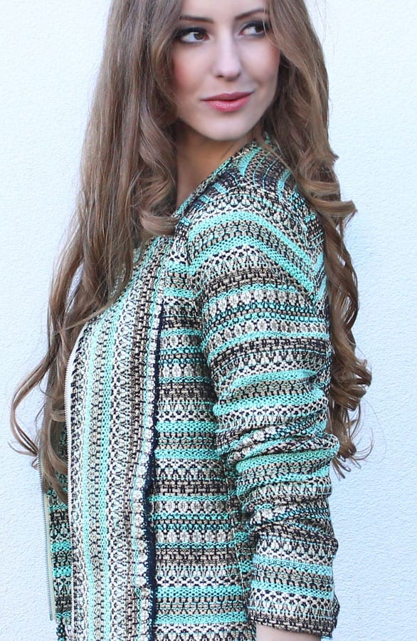 Golden Tweed Jacket – shoparchief, foto 2