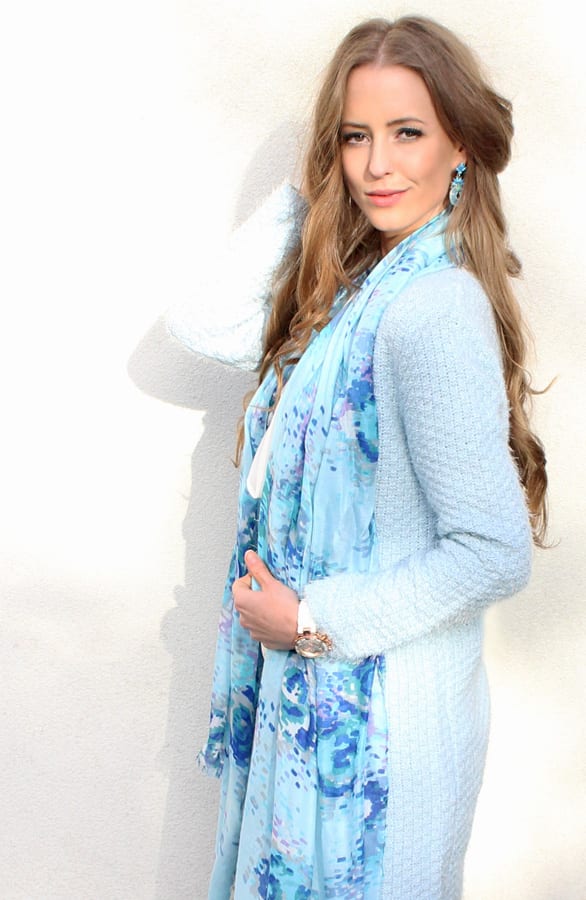 Catch My Eye Sjaal Babyblue – shoparchief, foto 2