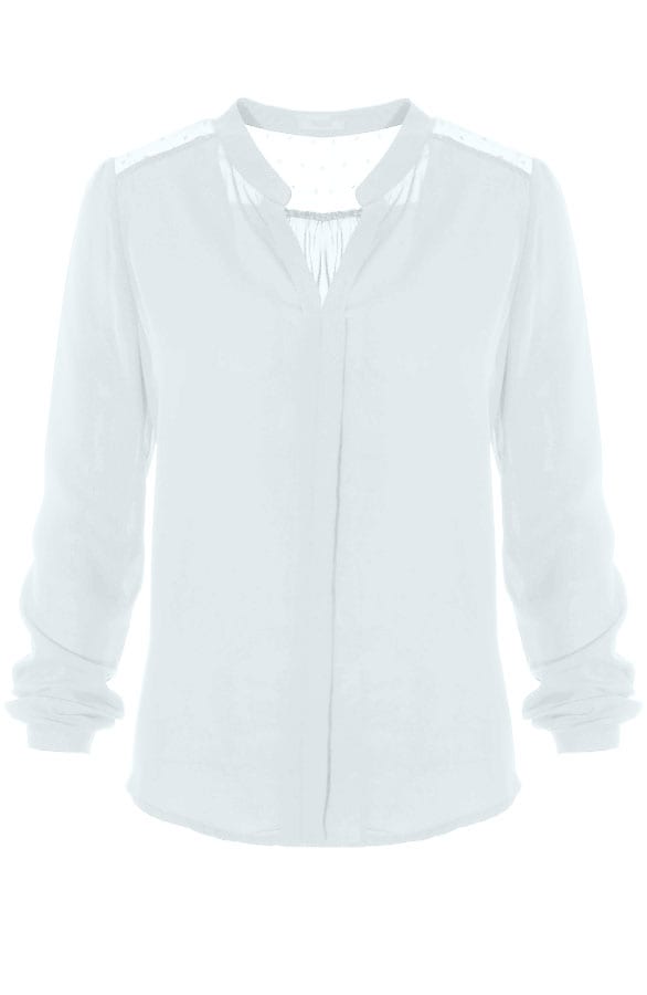 Rockabilly Blouse White – shoparchief, foto 1