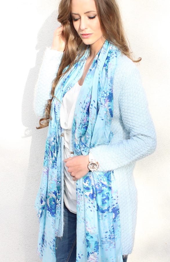 Catch My Eye Sjaal Babyblue – shoparchief, foto 4