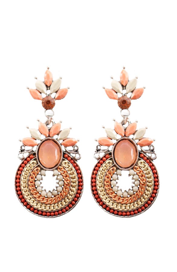 Tropicana Peach Oorbellen – shoparchief, foto 1