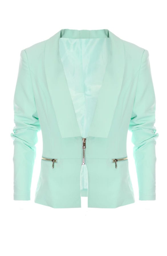 Zipped Blazer Mint – shoparchief, foto 1