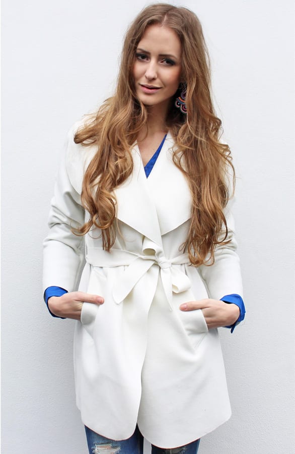 Short Dream Coat Creme – shoparchief, foto 3