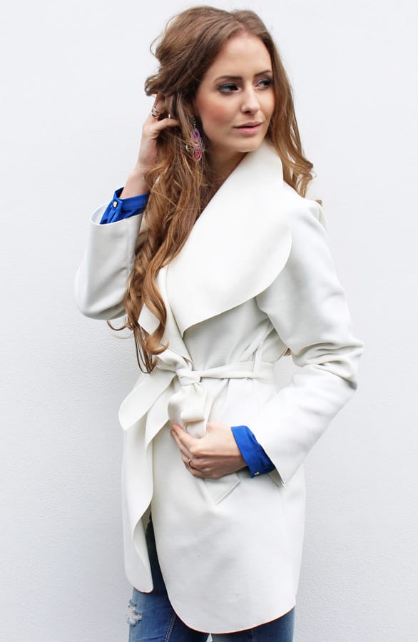 Short Dream Coat Creme – shoparchief, foto 4
