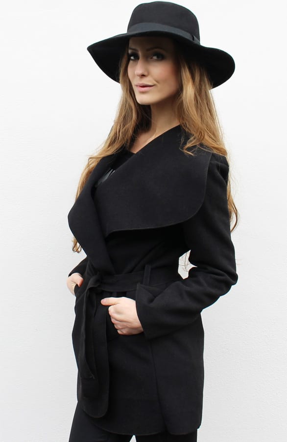 Short Dream Coat Black – shoparchief, foto 2