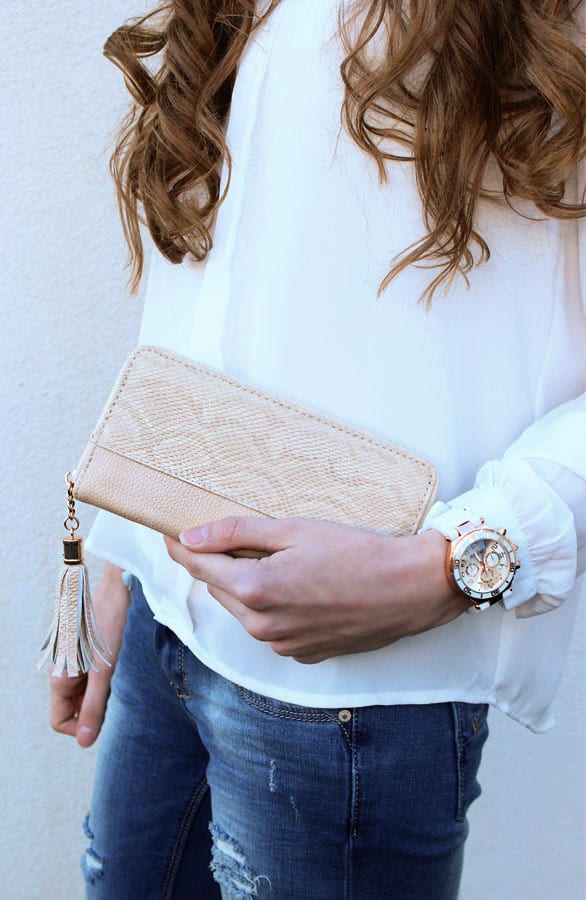 Snake Wallet Beige – shoparchief, foto 3