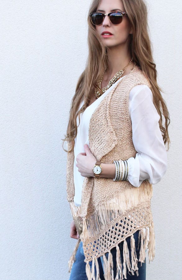Franjes Gilet Pacha Beige – shoparchief, foto 2