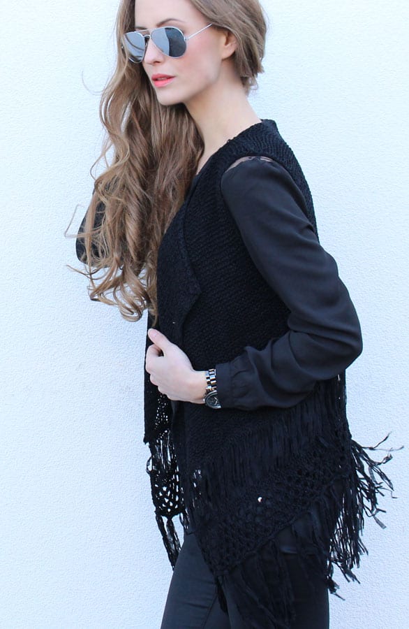 Rockabilly Blouse Black – shoparchief, foto 4