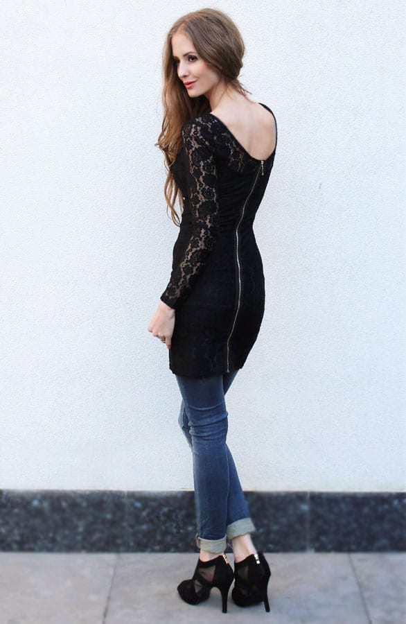 Lacy Black Dress – shoparchief, foto 3