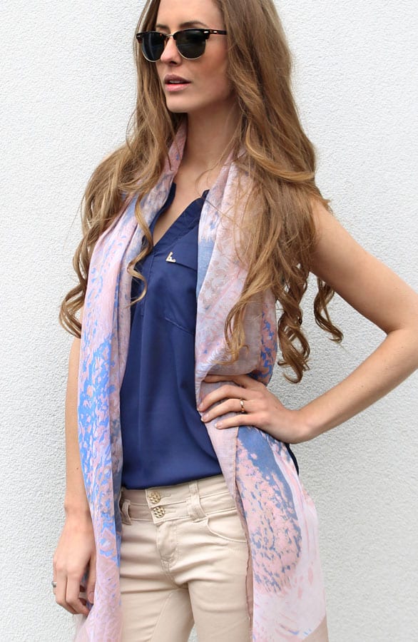 Sunrise Sjaal Beige – shoparchief, foto 3