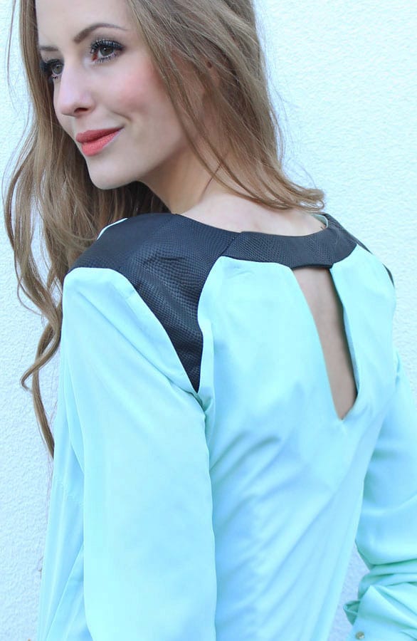 Coating Blouse Mint – shoparchief, foto 4
