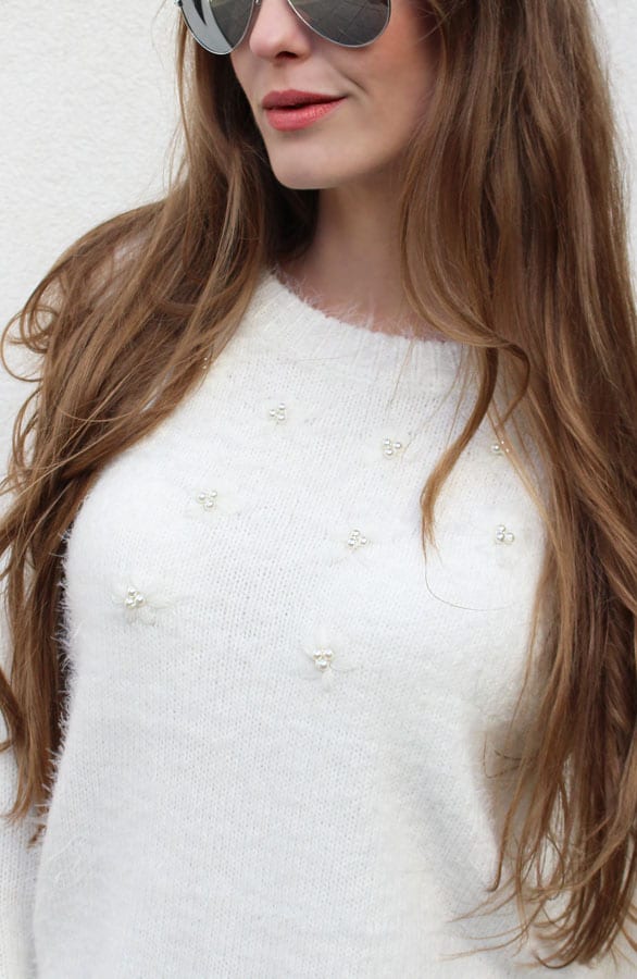 Parel Sweater Creme – shoparchief, foto 4