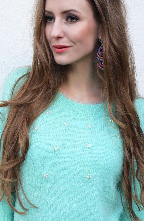 Parel Sweater Mint – shoparchief, foto 4