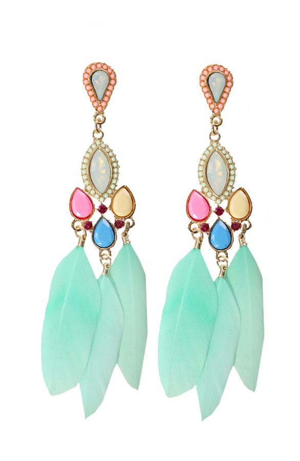 Ibiza Paradise Oorbellen Mint – shoparchief, foto 1