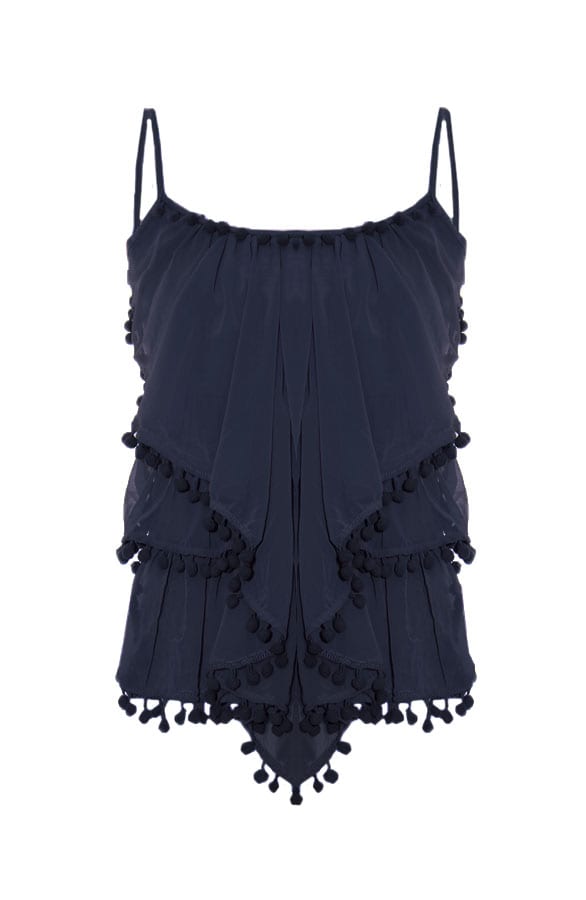 Pompon Ibiza Top Blue – shoparchief, foto 1