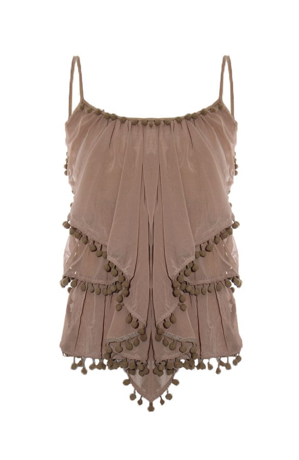 Pompon Ibiza Top Taupe – shoparchief, foto 1