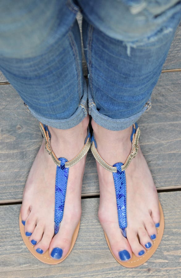 Blue Snake Sandal – shoparchief, foto 4